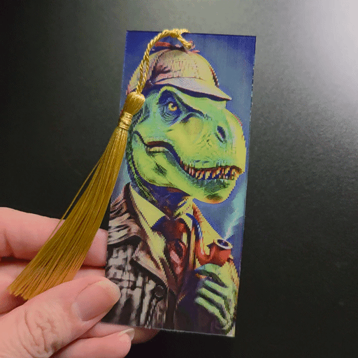 Sherlock-Rex Lenticular Bookmark