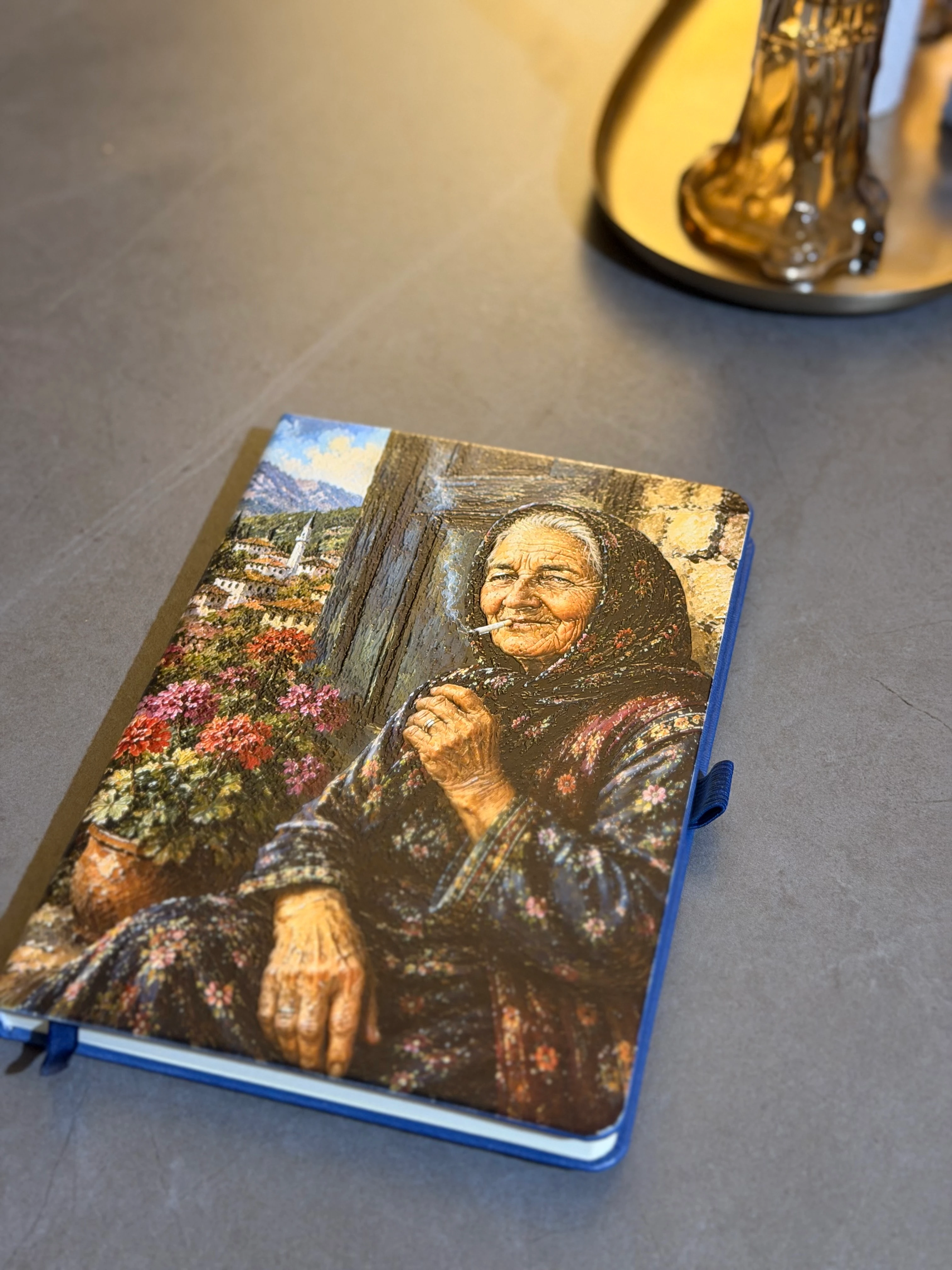 Vintage Smoking Grandma Notebook